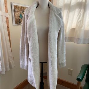 Maurices Sherpa Open Front Sweater Duster Cardigan